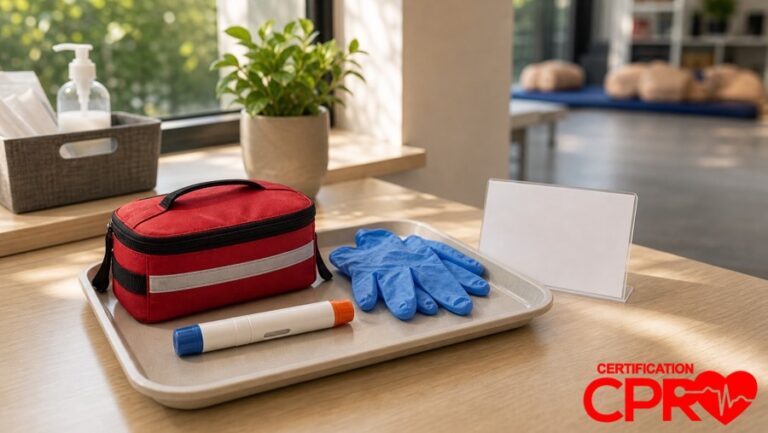 Anaphylaxis first aid training supplies for CPR and First Aid classes in Chicago.